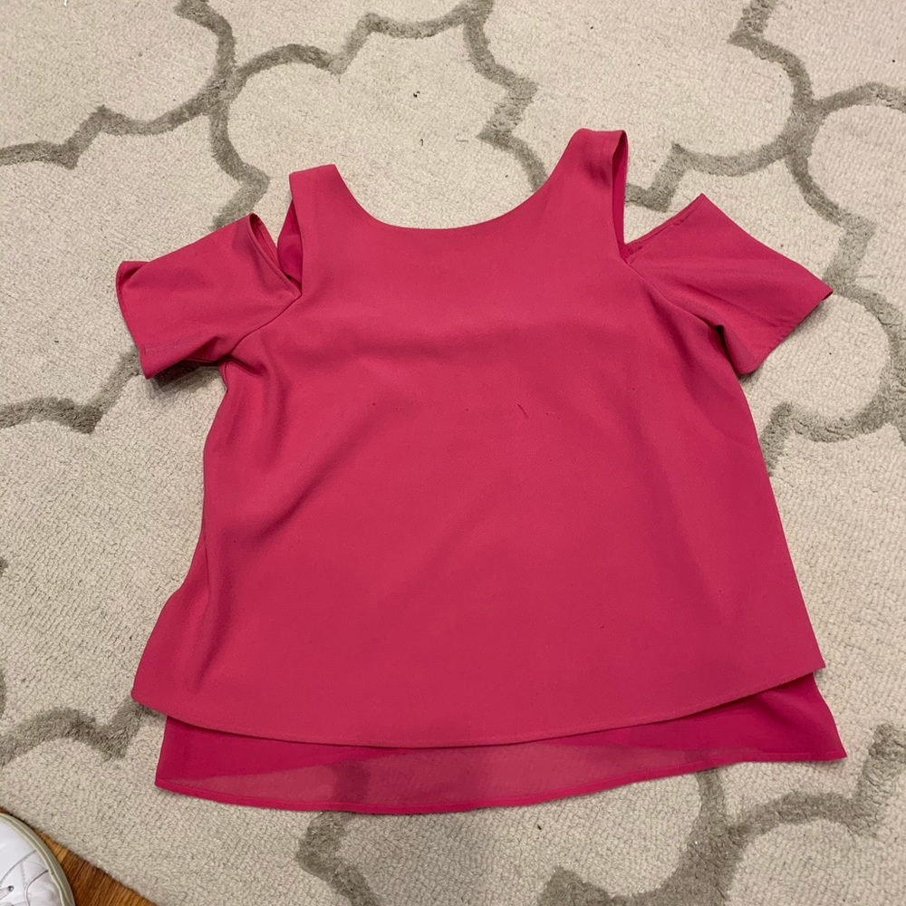 Cold shoulder top Saks Fifth Ave